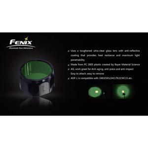 Fenix Light FENAOFLG Kleurfilter Fenix E40, Fenix E50, Fenix TK22, Fenix RC15, Fenix LD41 Groen