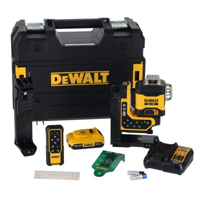 DeWALT DCLE34035D1 Accu groene lijnlaser met afstandsbediening 18V XR 2.0Ah in TSTAK DeWALT DCLE34035D1 Accu groene lijnlaser met afstandsbediening 18V XR 2.0Ah in TSTAK