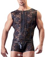 *SvenJoyMent Heren body van bloemenkant, SJ2150298
