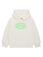 Diesel Kids hoodie en coton à logo imprimé - Blanc - thumbnail