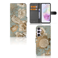 Hoesje voor Samsung Galaxy A35 Vintage Bird Flowers - thumbnail