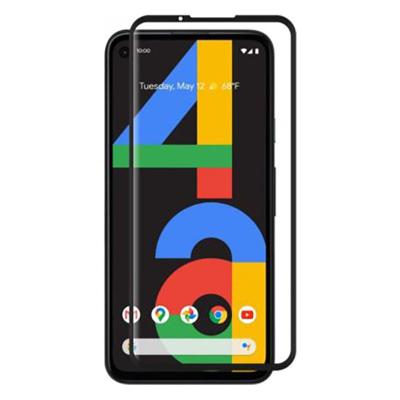 Shop4 - Google Pixel 4a Glazen Screenprotector - Edge-To-Edge Gehard Glas Transparant