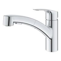 GROHE Eurosmart Keukenkraan - laag - uittrekbare uitloop - chroom 30305001 - thumbnail