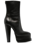 Roberto Cavalli bottines en cuir à plateforme 153 mm - Noir - thumbnail