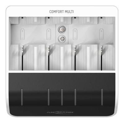 Ansmann Comfort Multi Batterijlader NiMH AAA (potlood), AA (penlite), C (baby), D (mono), 9 V (blok)