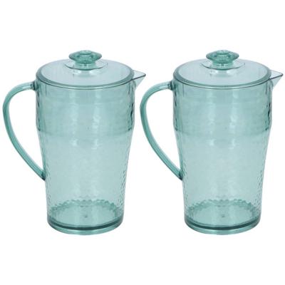 2x Schenkkannen Met Deksel 25 Cm - Schenkkannen 2x Schenkkannen Met Deksel 25 Cm - Schenkkannen