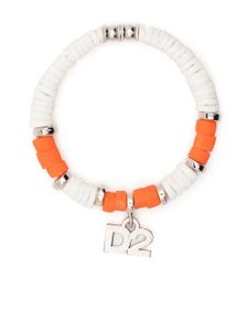 DSQUARED2 bracelet à breloque - Blanc