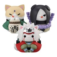 Naruto Shippuden Mega Cat Project Trading Figures Nyanto! The Big Nyaruto Series The Sannin Set 10 cm (With Gift) - thumbnail