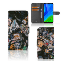 Huawei P Smart 2020 Telefoonhoesje met foto Badges - thumbnail