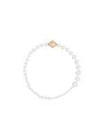 Sophie Bille Brahe 14kt yellow gold pearl bracelet - Blanc - thumbnail