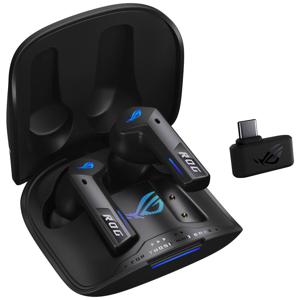 Asus ROG Cetra True Wireless Speednova In Ear oordopjes Gamen Bluetooth Stereo Zwart Noise Cancelling Oplaadbox