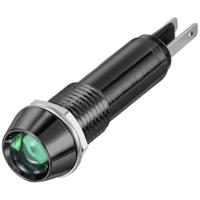 TRU COMPONENTS TC-12358856 LED-signaallamp Groen 12 V/DC, 24 V/DC 10 mm 40 ° 1 stuk(s)