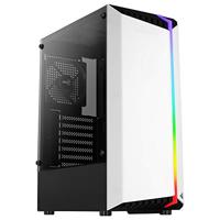 Aerocool BIONICV1WH Gaming-pc-behuizing, gehard glas + 12 cm ventilator