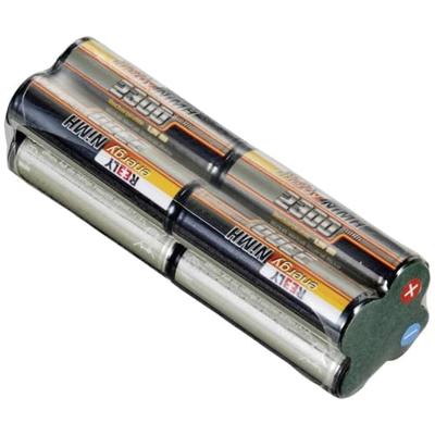 Reely Modelbouw-accupack (NiMh) 9,6 V 2300 mAh Cellen-nummer: 8 Mignon (AA) Mignon (AA) blok met soldeervlag