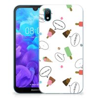 Huawei Y5 (2019) Siliconen Case IJsjes - thumbnail