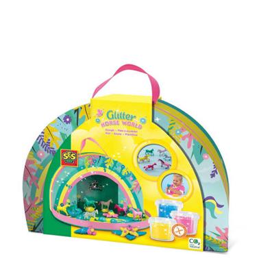 SES Creative Glitter paarden wereld - Speelkoffer SES Creative Glitter paarden wereld - Speelkoffer
