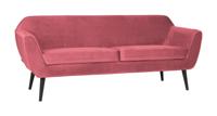 WOOOD Bank 'Rocco' 2,5-zits, Velvet, kleur Roze