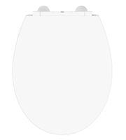 Duroplast WC-bril met LED-nachtverlichting | soft-close en afklikbaar | wit
 - 82950