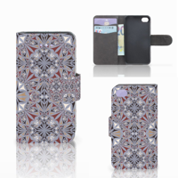 Apple iPhone 4 | 4S Bookcase Flower Tiles
