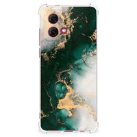 Anti-Shock Hoesje voor Motorola Moto G84 Marmer Groen - thumbnail