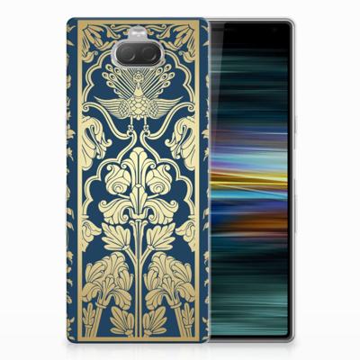 Sony Xperia 10 Plus TPU Case Beige Flowers