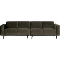 Bank Statement 4-zits fluweel warm groen 280 cm