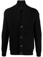 Tagliatore cardigan en maille épaisse - Noir