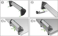 Brennenstuhl 1391020410 Overspanningsveilige stekkerdoos Aluminium, Zwart Randaarde stekker 1 stuk(s) - thumbnail