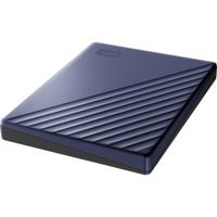 WD My Passport Ultra 2 TB Externe harde schijf (2,5 inch) USB-C Blauw WDBC3C0020BBL-WESN