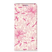 Motorola Moto G60s Smart Cover Pink Flowers