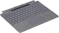 Microsoft Keyboard voor Surface Pro 8/9/X, Platinum, gebundeld met Slim Pen 2, grijs, DUITSE QWERTZ-indeling