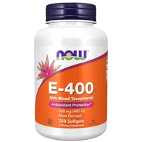 NOW Foods - mengtocoferolen E400-250 softgels
