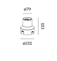 Wever & Ducre - Map / Chart 0.9 Recessed Ground Housing - thumbnail