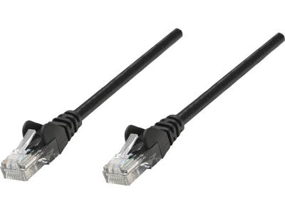 Intellinet 342070 RJ45 Netwerkkabel, patchkabel CAT 6 U/UTP 3.00 m Zwart 1 stuk(s)