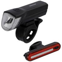 FISCHER FAHRRAD STOP-30/15 Fietsverlichtingsset LED Zwart