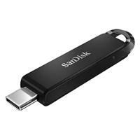 SanDisk Ultra USB Type-C-Flashdrive 128 GB (Vor USB Type-C-Computers, -Smartphones En -Tablets, Leessnelheden Tot 150 MB/s, SanDisk SecureAccess-Software, RescuePRO Deluxe-Software, Back-Up Functione)