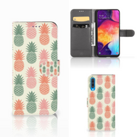 Samsung Galaxy A50 Book Cover Ananas - thumbnail