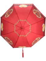 Moschino parapluie à imprimé cœurs - Rouge - thumbnail