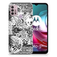 Silicone Back Case Motorola Moto G30 | G10 Skulls Angel