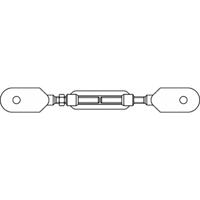 TOOLCRAFT TO-6866055 Spanschroef M24 Staal Verzinkt DIN 1480 1 stuk(s)