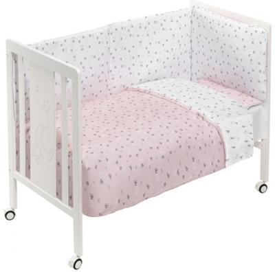 Interbaby ledikant met bedtextiel Monet 125 x 93 cm licht Interbaby ledikant met bedtextiel Monet 125 x 93 cm licht