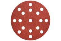 Metabo Accessoires Hechtschuurpapier | Ø 125 mm multiperforatie | P 80 | hout en metaal (50 st.) - 626850000