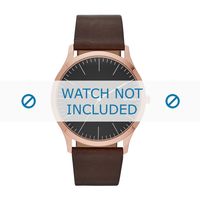 Horlogeband Skagen SKW6330 Leder Bruin 22mm - thumbnail