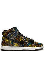 Nike x Concepts baskets montantes SB Concepts Stained Glass Special Box - Noir