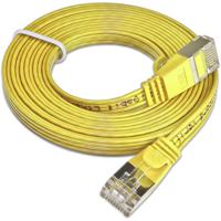 Slim Wirewin PKW-STP-SLIM-KAT6 2.0 GE RJ45 Netwerkkabel, patchkabel CAT 6 U/FTP 2.00 m Geel Plat 1 stuk(s) - thumbnail