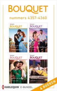 Bouquet e-bundel nummers 4357 - 4360 - Lynne Graham, Cathy Williams, Lucy King, Pippa Roscoe - ebook