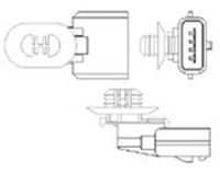 Lambdasonde MAGNETI MARELLI, u.a. fÃ¼r Renault, Dacia, Nissan