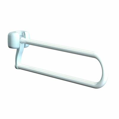 Opklapbare toiletbeugel - gecoat staal | Lengte: 80 cm | Kleur: Wit | Toiletsteun | WC Steun | PR50949-80 Opklapbare toiletbeugel - gecoat staal | Lengte: 80 cm | Kleur: Wit | Toiletsteun | WC Steun | PR50949-80