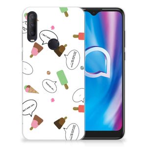 Alcatel 1S (2020) Siliconen Case IJsjes