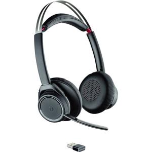 Plantronics UC B825M On Ear headset Telefoon Bluetooth Stereo Zwart Noise Cancelling Microfoon uitschakelbaar (mute)